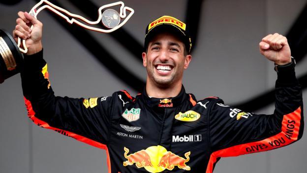 Ricciardo fends off Vettel for victory