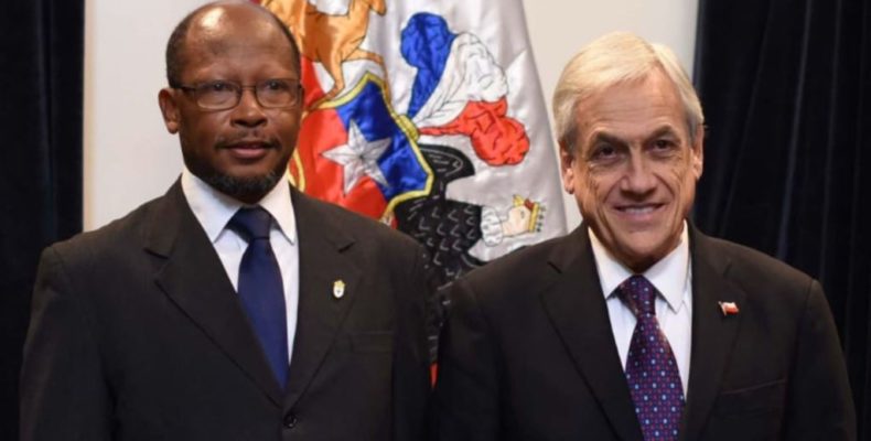 George Talbot accredited Ambassador to Chile