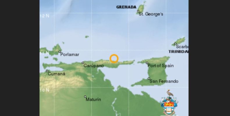 Earthquake recorded 98 km off T&T