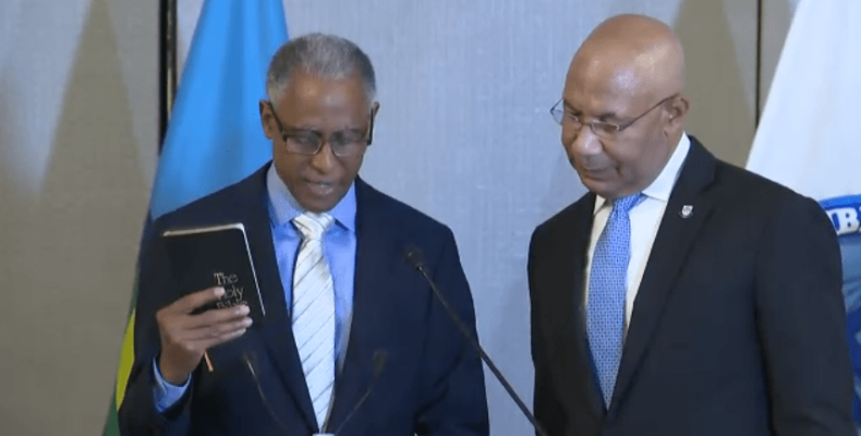 New President of Caribbean Court of Justice takes Oath of Office