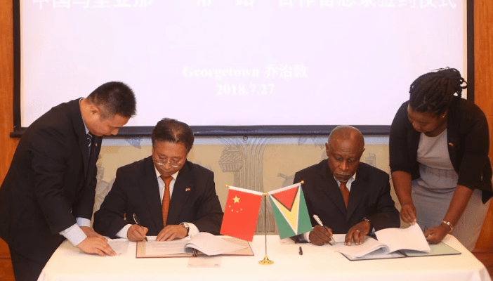 Guyana and China sign new Cooperation Agreement