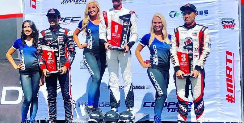Season best second place for Ming in USF2000