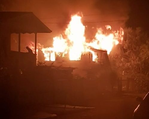Breaking: Fire guts house in Enmore