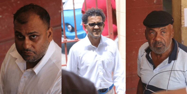 Three men nabbed with cocaine during suspected handover remanded to jail