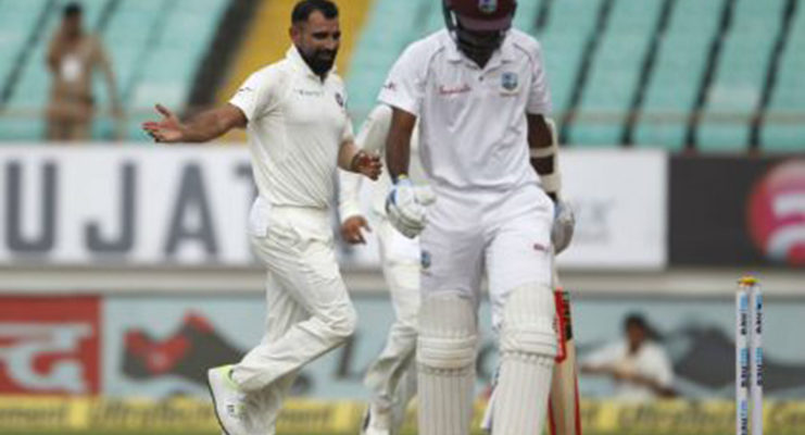 WI in trouble! | 94-6 replying to India’s 649-9 declared