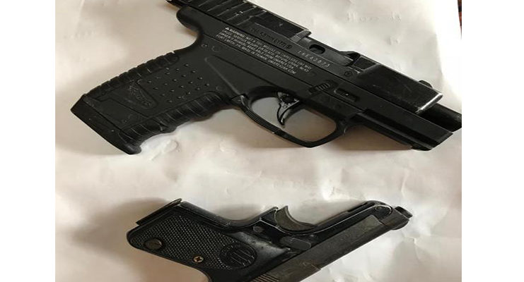 Police seize guns from Agatash home