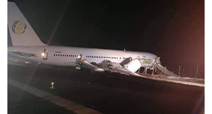 Scenes from Fly Jamaica Crash
