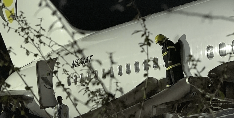 Firefighters held for questioning over theft of items from crashed Fly Jamaica plane