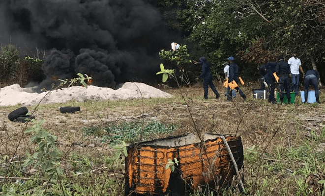 CANU and Police destroy over $500 Million worth of cocaine and marijuana