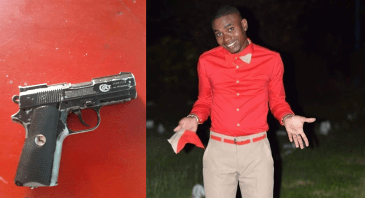 Crime Reporter “The Big Smith” arrested after found with suspected airgun pistol