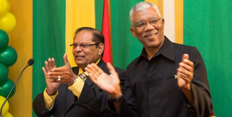 APNU+AFC Coalition Government statement of confidence