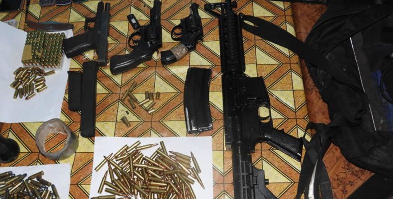Weapons, hundreds of ammunition, bullet-proof vests and cash found in possession of dead Berbice Bandits