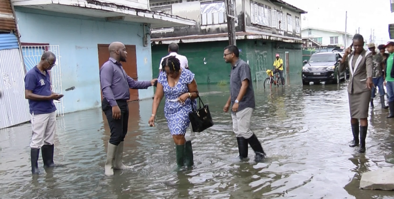 Mayor complains of indiscriminate dumping of garbage in city drains as floodwaters begin to recede
