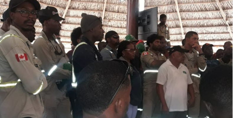 Guyana Goldfields workers raise range of issues with Labour Dept. officials