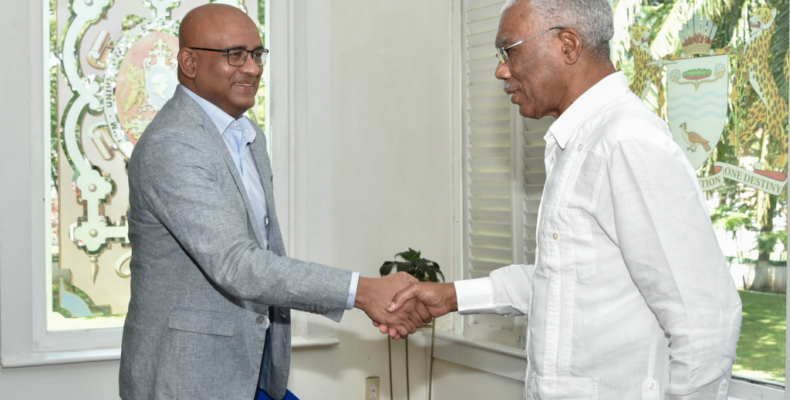 President and Opposition Leader stick to positions on elections during “positive” meeting