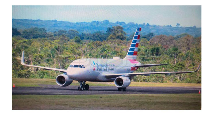 American Airlines flight delayed following runway incident