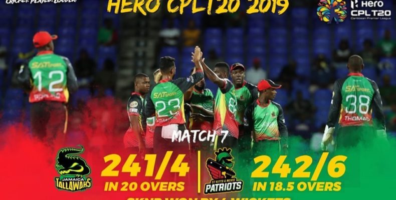 CPL: Gayle’s ton in vain as Patriots hunt down 242