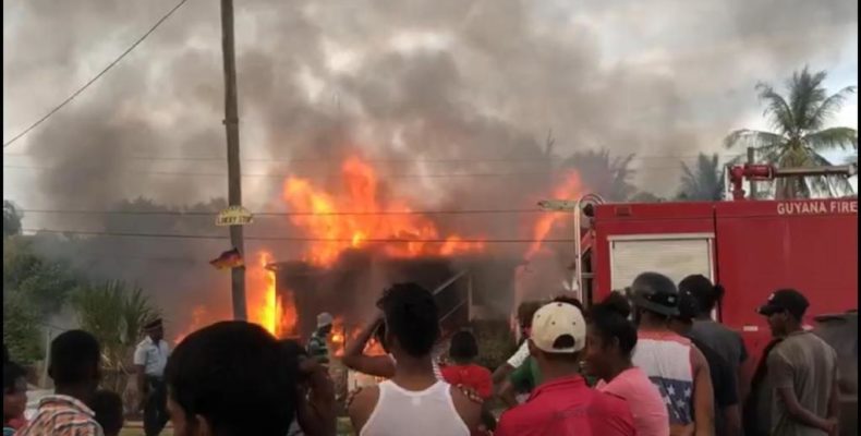 Fire guts house of Port Mourant farmer
