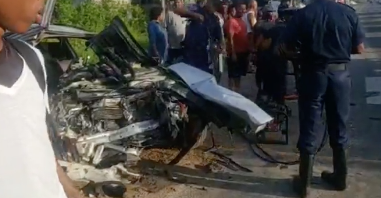 Five die in early morning smash up at Friendship EBD
