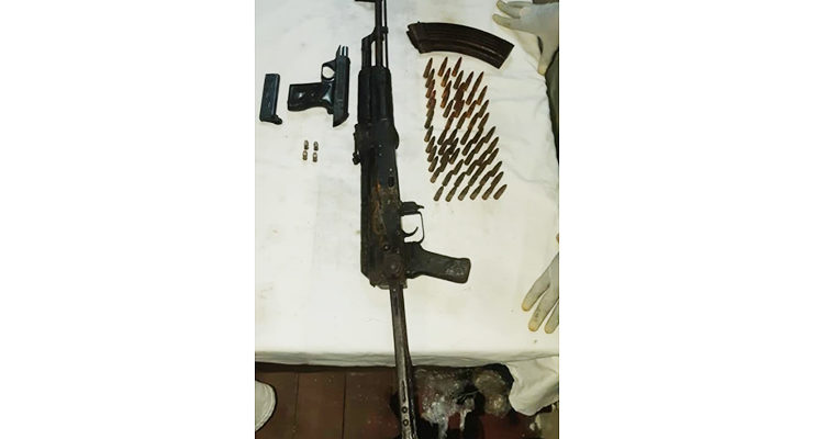 Cops find arms, ammo,cannabis at Sophia home