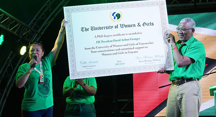 First Lady lays out path for reelection of President Granger