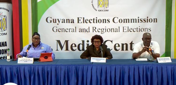 GECOM ‘strongly’ assumes results by noon Tuesday from all regions