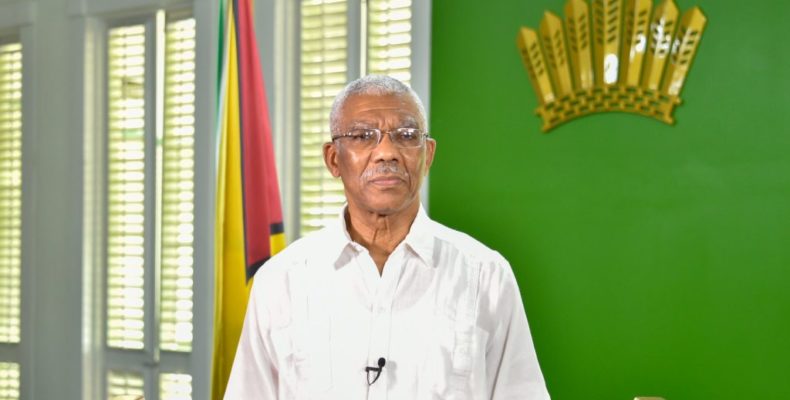 Coronavirus: President Granger urges Guyanese to remain calm and practice social distancing