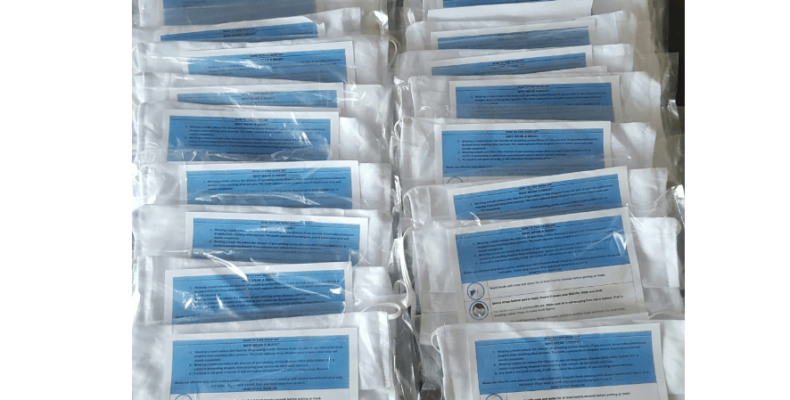 Hindu Dharmic Sabha to complete sewing 30,000 masks for free distribution