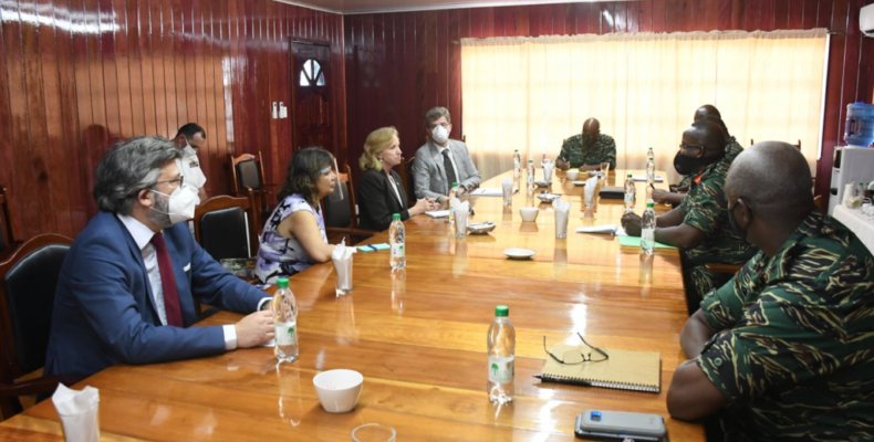 ABCE Diplomats meet with GDF Top Brass