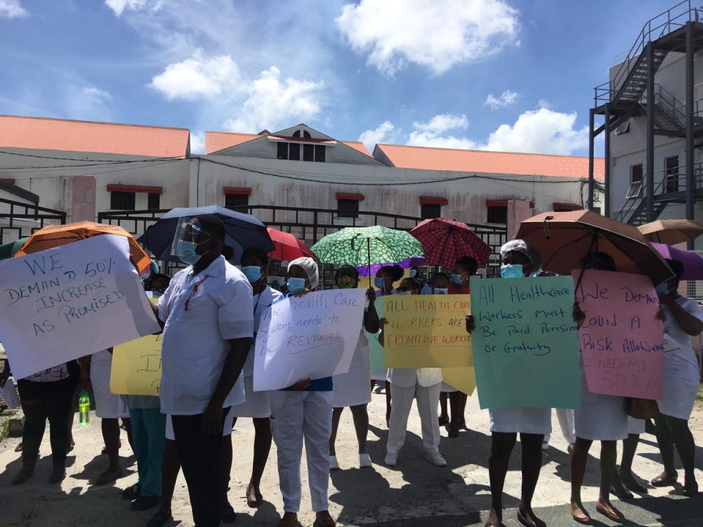 Nurses in critical units at GPHC call in sick