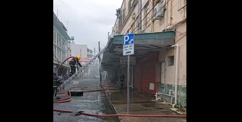 Fire contained at Fogarty’s building