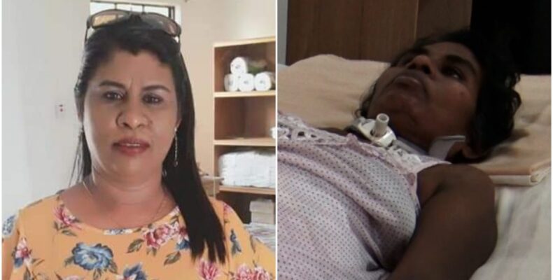Woman who survived after crushed by tree may never walk again