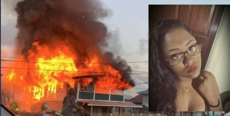 Trapped woman dies in early morning fire in Diamond