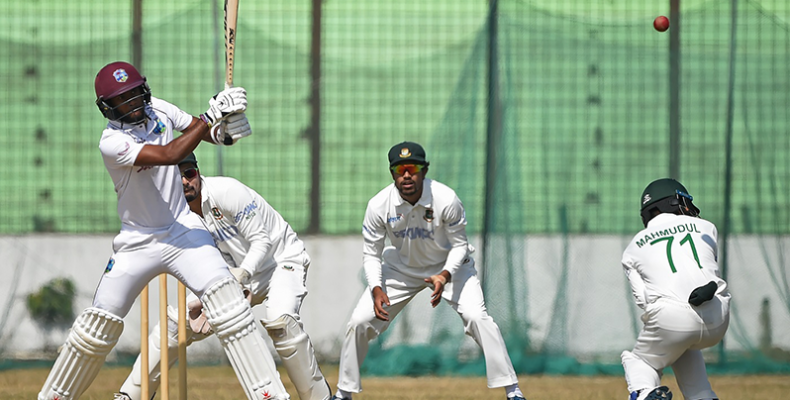 Brathwaite puts West Indies in brief command