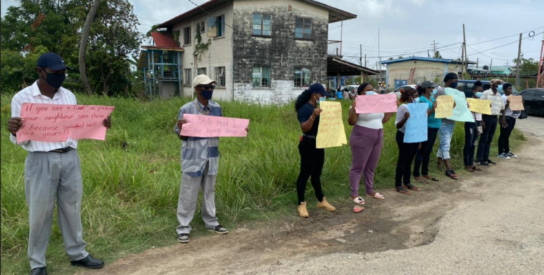Families of suspects in Henry boys murder protest outside Blairmont Court