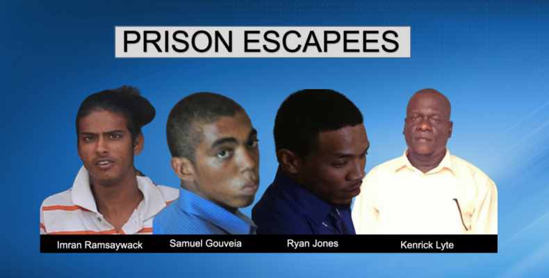 Still no sighting of Mazaruni Prison escapees; Prison Officers being questioned