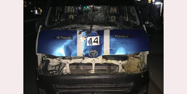Minibus driver allegedly drives away after hitting cyclist