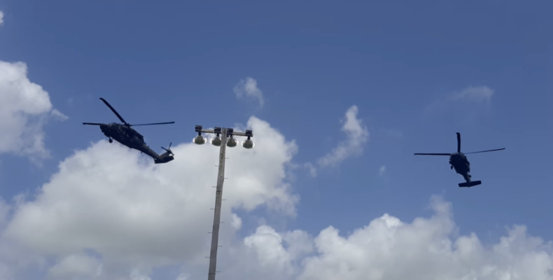 Military helicopters are part of multi-national training exercise; Don’t be alarmed -GDF