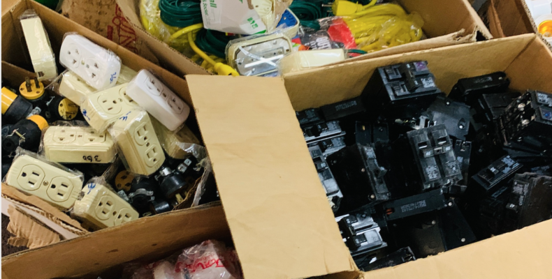 GNBS seizes and destroys over 6500 pieces of substandard electrical products