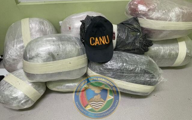Two busted with 73 lbs ganja near Lusignan prison