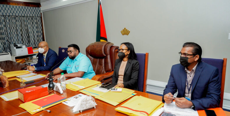 President Ali calls on Caribbean Airlines to involve more Guyanese in its operations