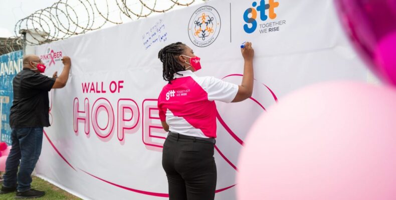 GTT unveils “Wall of Hope” for Pinktober