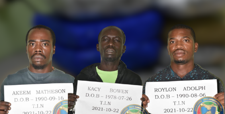Three in CANU custody over parcels of marijuana in car trunk