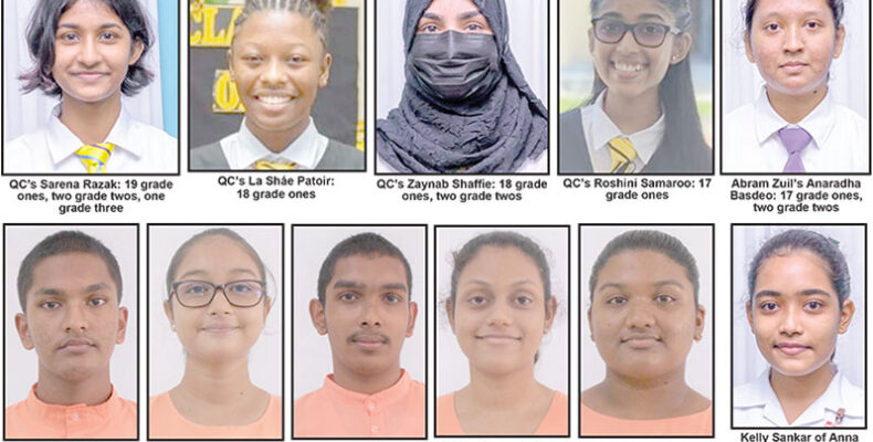 QC, SVN and Region Two students share top 10 spots for CSEC