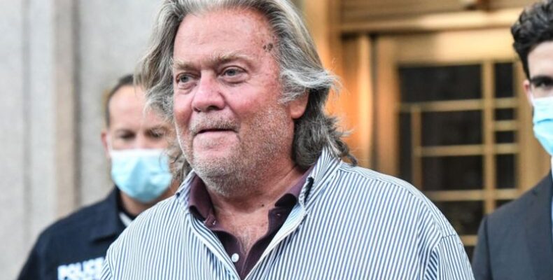 Steve Bannon, Trump’s former strategist, charged with contempt of Congress