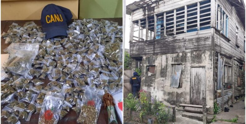 Packets of ganja found in abandoned property