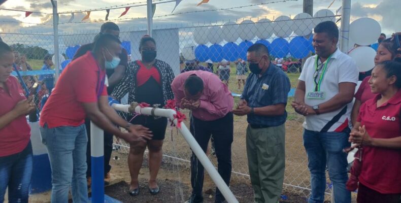 After decades Kamarang gets water network