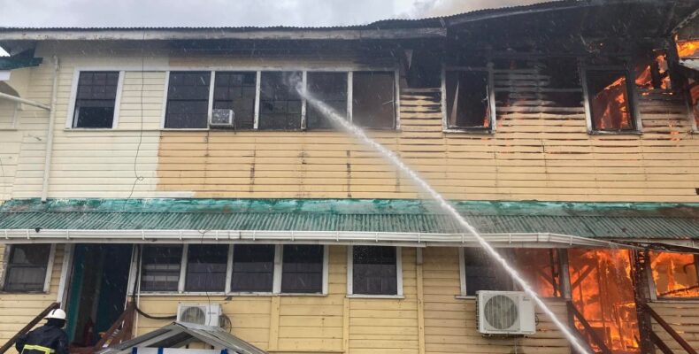 Massive fire at Eve Leary contained by firefighters