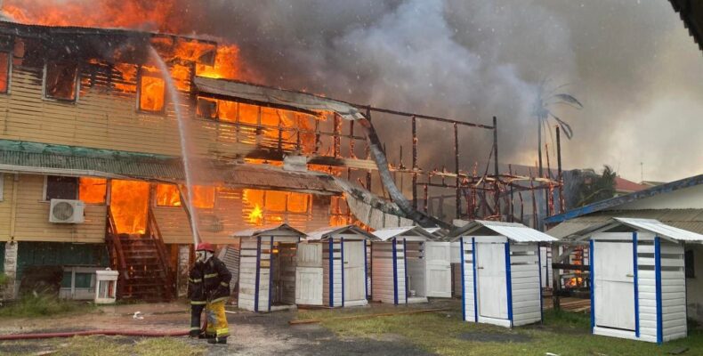 Rush to save police files as fire ravages Eve Leary