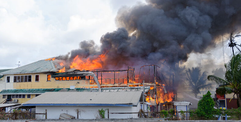 Massive fire destroys OPR building